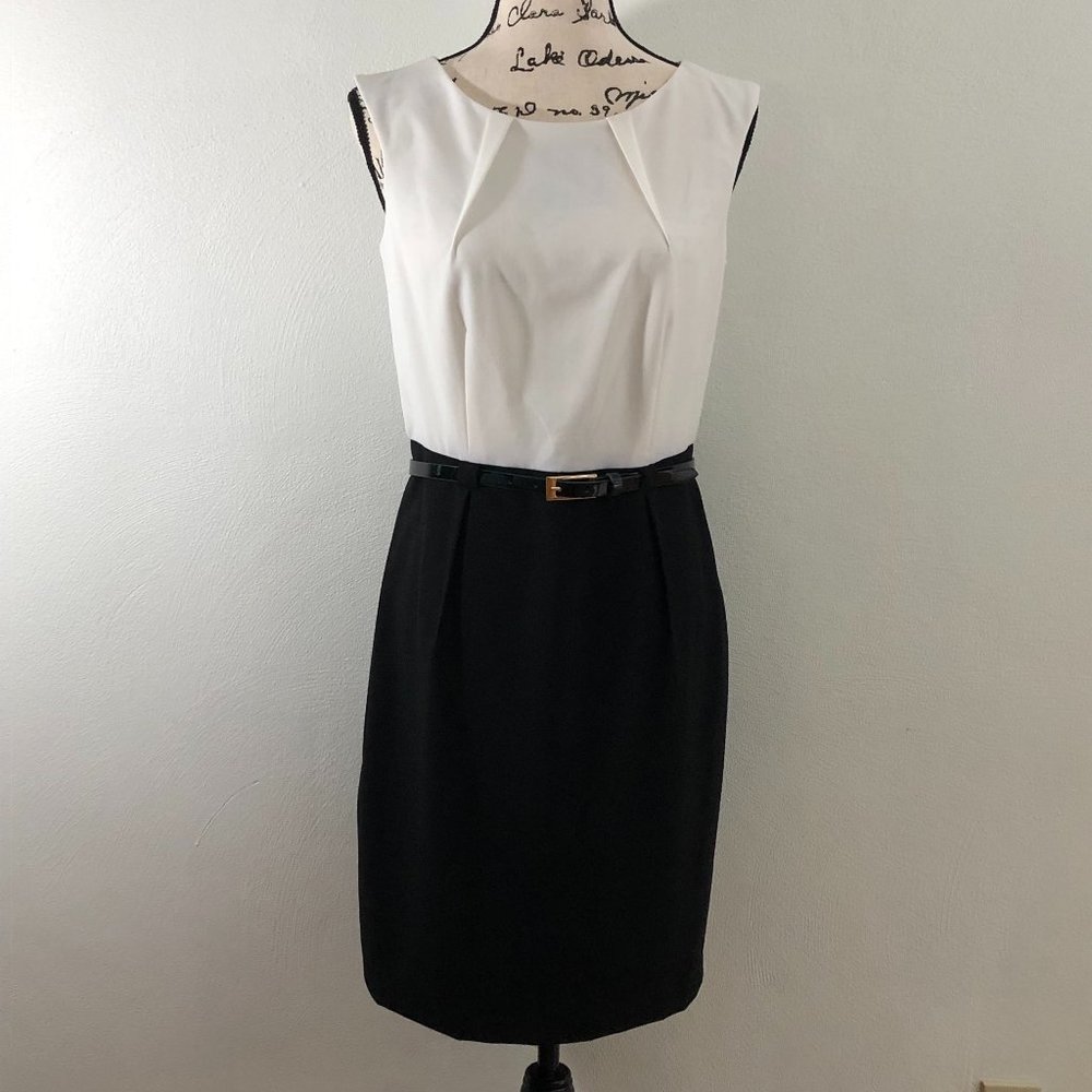 AGB Dress - Cream & Black –  Size 6